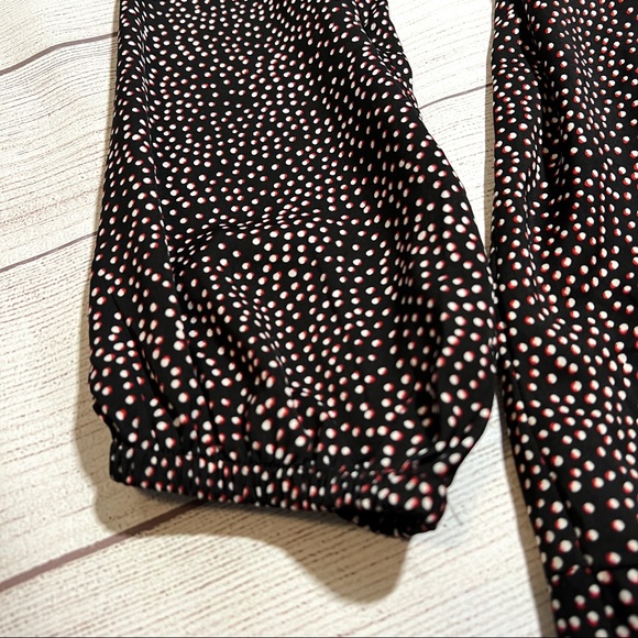 EXPRESS Square Neck Ruffle Wrap Dress - Picture 6 of 16